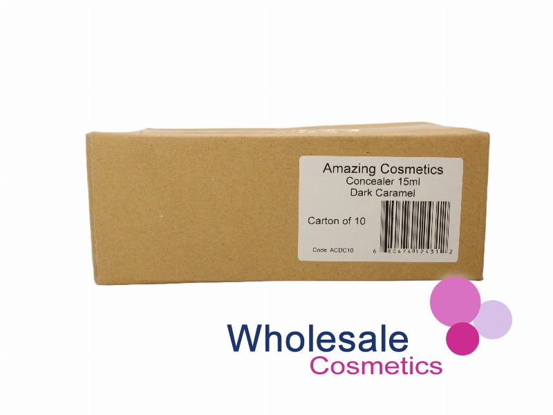 10 x Amazing Cosmetics Amazing Concealer -DARK CARAMEL 15ml
